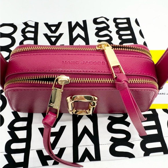 Marc Jacobs New With Tags Snapshot/Slingshot Lipstick Pink Leather Handb… - Picture 10 of 13